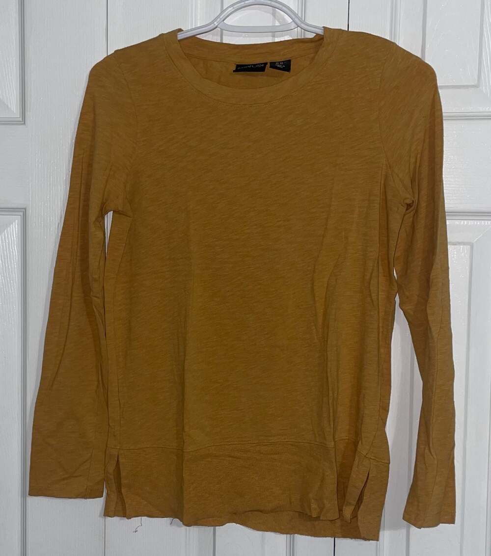Mustard Yellow Crew Neck top
